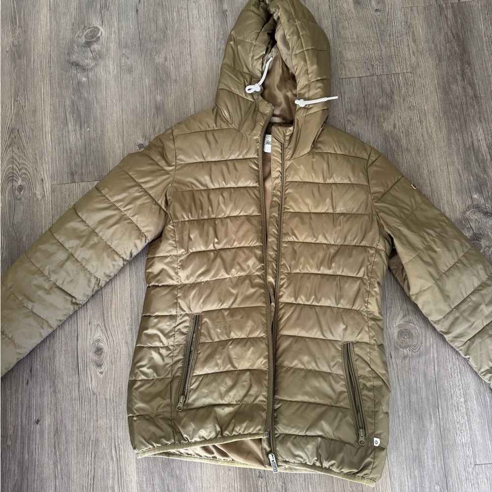 Roxy green Quilted puffer Jacket